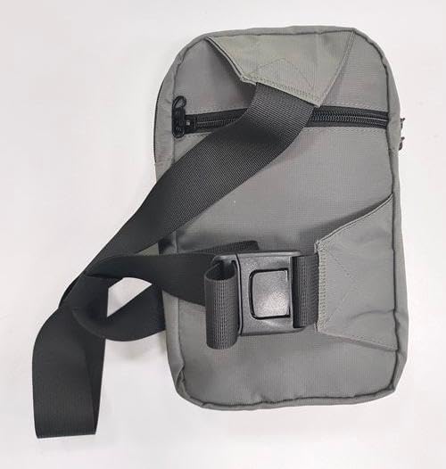 WATERFLY Mini Sling Crossbody Bag: Dual Pocket Small Shoulder Bag Lightweight Casual Phone Chest Bag Daypack for Travel