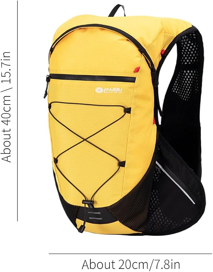 Running Backpack, Cycling Bag, Off-Road Running Backpack, 10L Marathon Running Vest Bag, Hiking Backpack