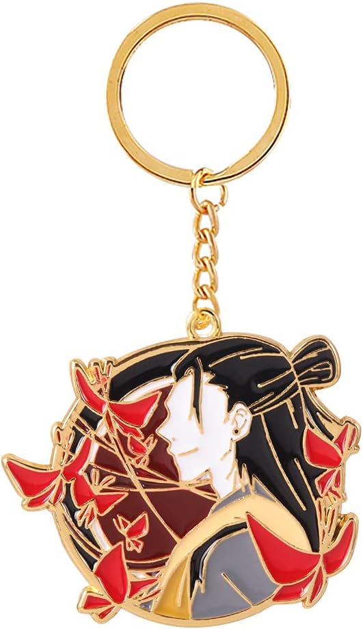 SONGCHANGJEWELRY JJK Keychain Satoru - Anime Figure Enamel Key Pendant - Men Women Keyring Jewelry
