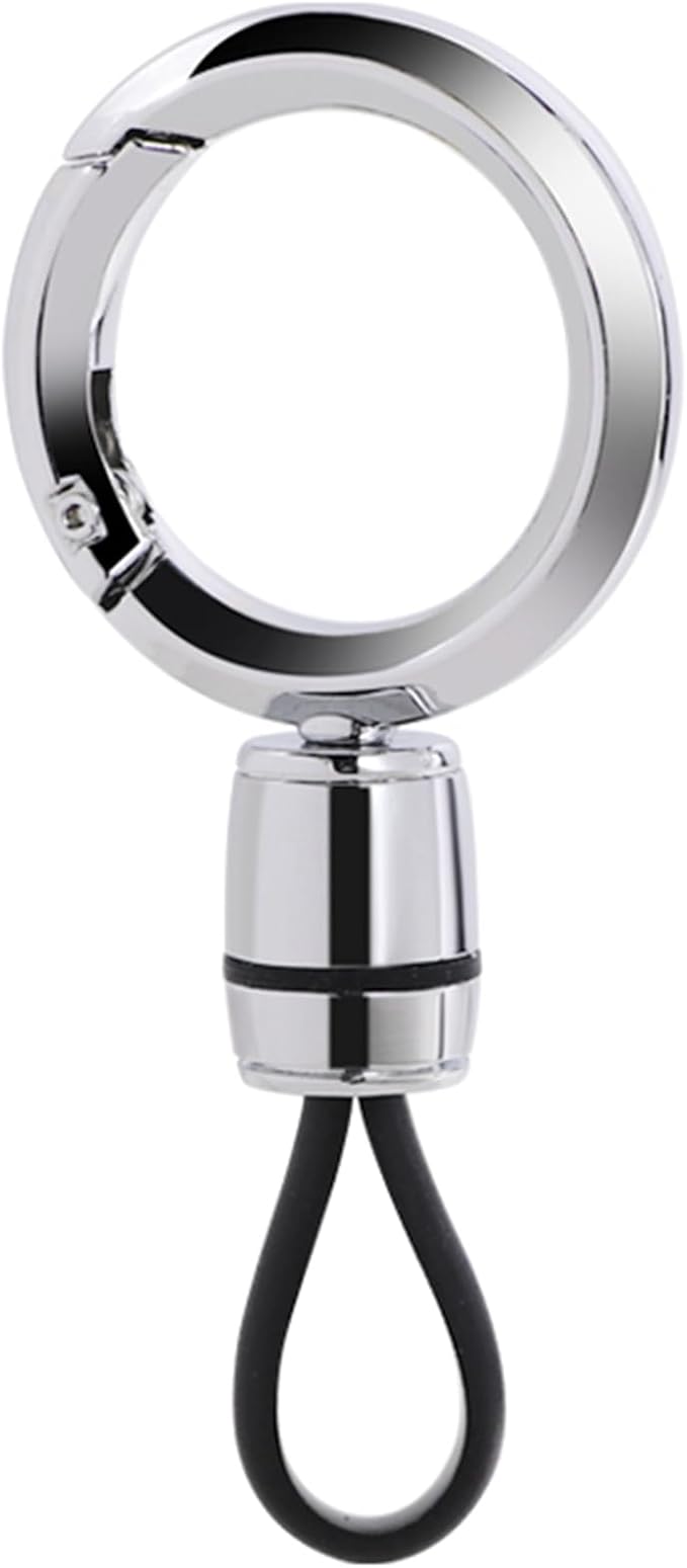 Universal Keychain for Men and Women,Simplicity Key Ring Clip, Double layer buckle Car Key chain