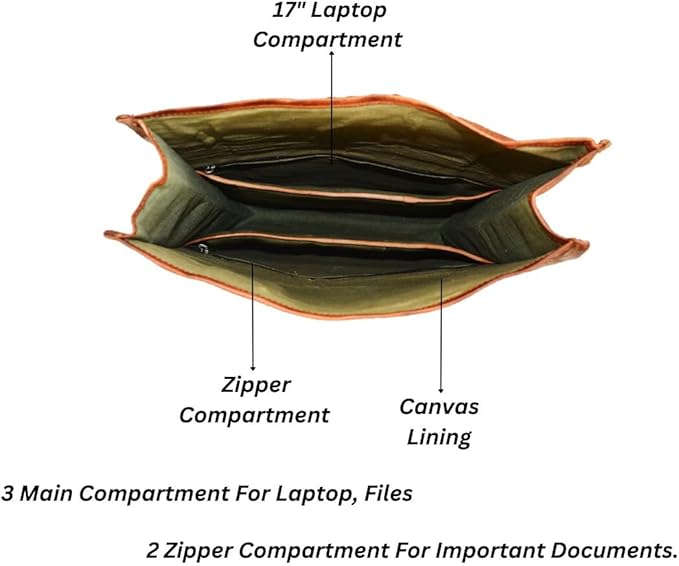 Men's 17 inch Leather Vintage Roll On Laptop Backpack Rucksack knapsack college bag