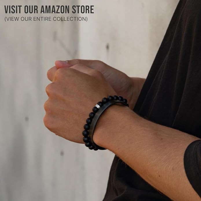 LUXAR Men's Titanium Cuff Bracelet | Solid Titanium Minimalist Bracelet Designed for Men | Available in Medium and Large Sizes | Explore the World of Luxar