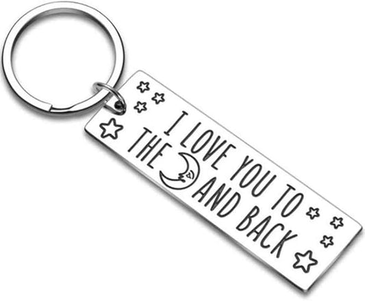 Jude Jewelers Stainless Steel Inpirational Mantra Lovers Couple Husband Wife Birthday Keychain Pendant Gift