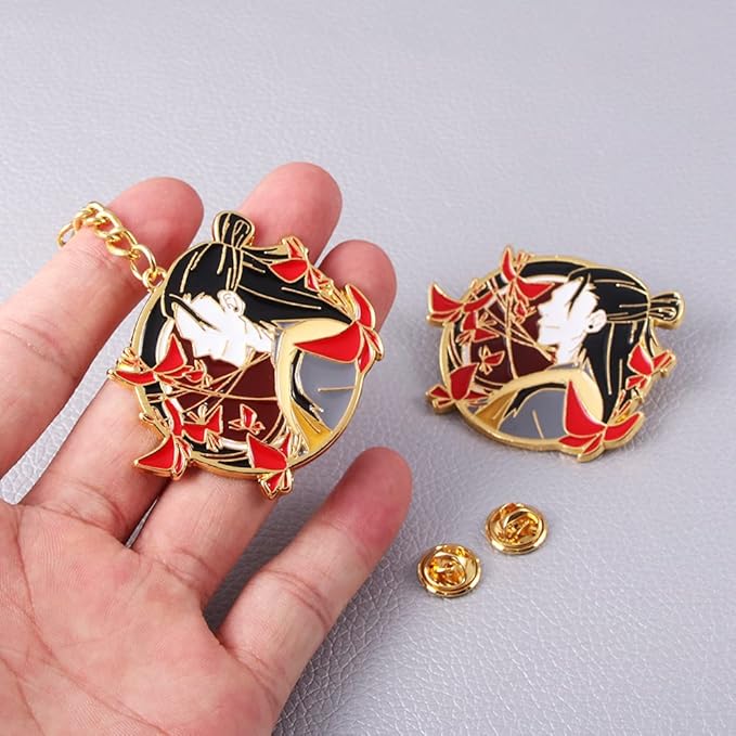 SONGCHANGJEWELRY JJK Keychain Satoru - Anime Figure Enamel Key Pendant - Men Women Keyring Jewelry