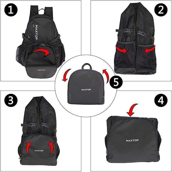 MAXTOP 40/50L Lightweight Packable Backpack for Hiking Traveling Camping Water Resistant Foldable Outdoor Travel Daypack