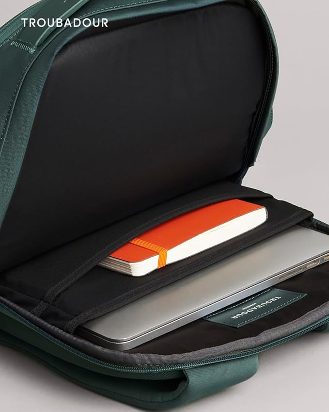 Troubadour Apex Backpack 3.0-25L Premium Laptop Backpack - Ergonomic & Water Resistant - Designed for Work and Travel - Livid Green