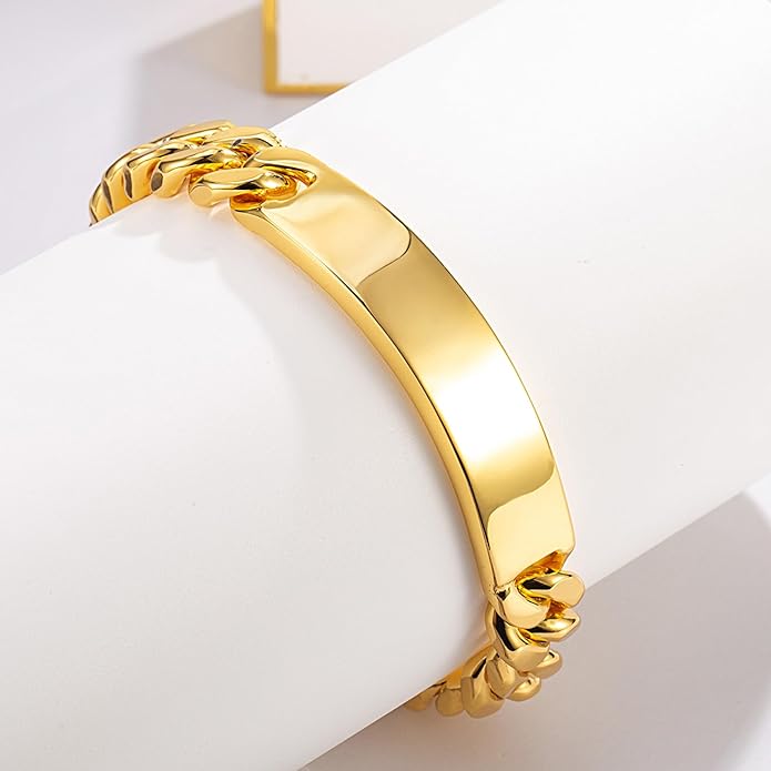 Men 925 Sterling Silver Solid Miami Cuban Link Chain Bracelet 12MM Rectangular Card Bangles 7 "7.5" 8 "8.5" 9 "9.5" 10" Thick Big Curb Cuban Chain Jewelry Gift