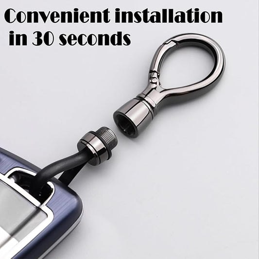 Universal Keychain for Men and Women,Simplicity Key Ring Clip, Double layer buckle Car Key chain