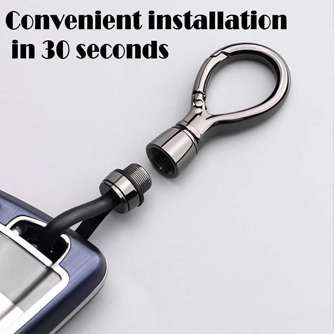 Universal Keychain for Men and Women,Simplicity Key Ring Clip, Double layer buckle Car Key chain