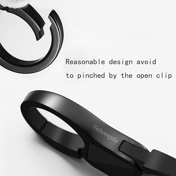 Key Chain Quick Release Spring 2 Pack with 4 Key Rings Heavy Duty Keychain Organizer for Men and Women