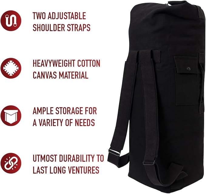 Rothco Men's Double Strap Duffle Bag