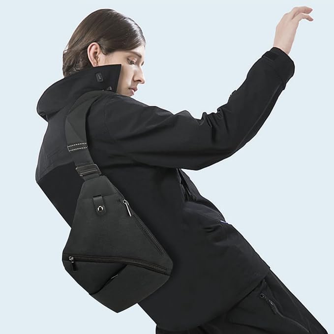 Sling Bag Anti-theft Crossbody Shoulder Bag Chest Backpack Casual Daypack for Men Women