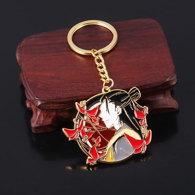 SONGCHANGJEWELRY JJK Keychain Satoru - Anime Figure Enamel Key Pendant - Men Women Keyring Jewelry