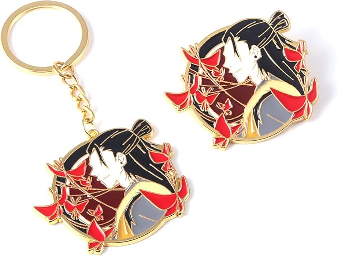 SONGCHANGJEWELRY JJK Keychain Satoru - Anime Figure Enamel Key Pendant - Men Women Keyring Jewelry