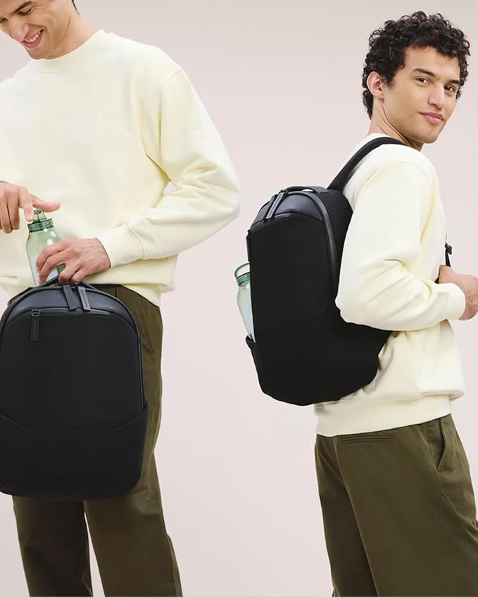 Troubadour Apex Compact Backpack 3.0-16L Premium Laptop Backpack - Ergonomic & Water Resistant - Designed for Work and Travel - Black