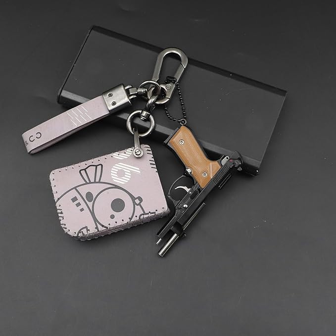 Mini Keychain Ornament Pendant Key Chain Tiny Key Rings Collection Gift for Car Bag Men Army Fans