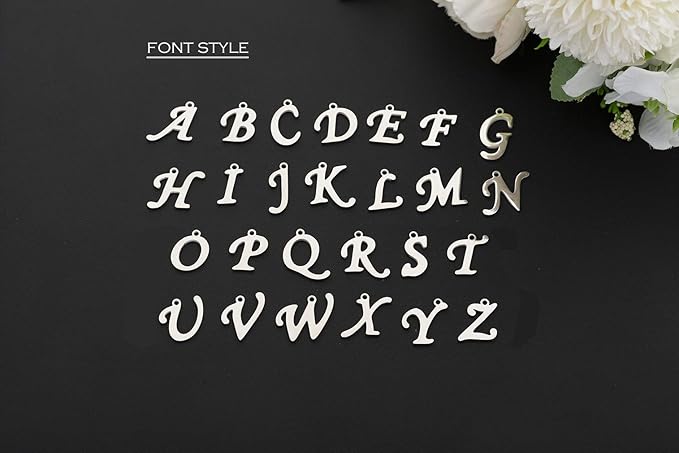 Inspirational Faith Over Fear Initial Keychain Gift