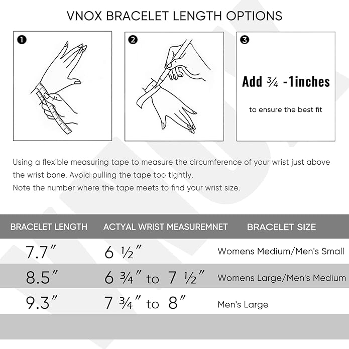 VNOX Link Chain Bracelets for Men - Cool Mens Bracelets Diamond-Cut Paperclip Solid Chain Bracelet Chunky Stainless Steel Jewelry Trendy Gifts