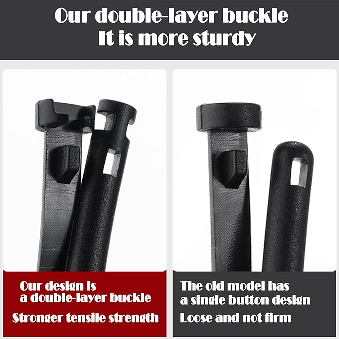 Universal Keychain for Men and Women,Simplicity Key Ring Clip, Double layer buckle Car Key chain