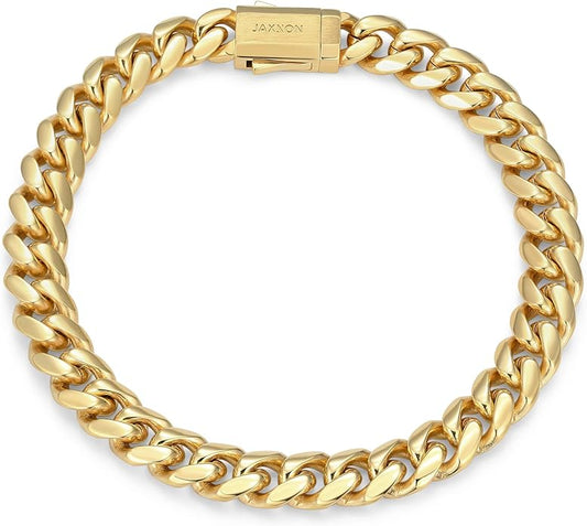 JAXXON Cuban Link Men's Bracelet - Box Clasp