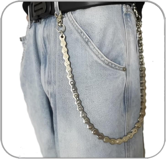 Biker Wallet Chain – Heavy Duty Punk Keychain for Jeans, Belt, Pocket | Men & Women