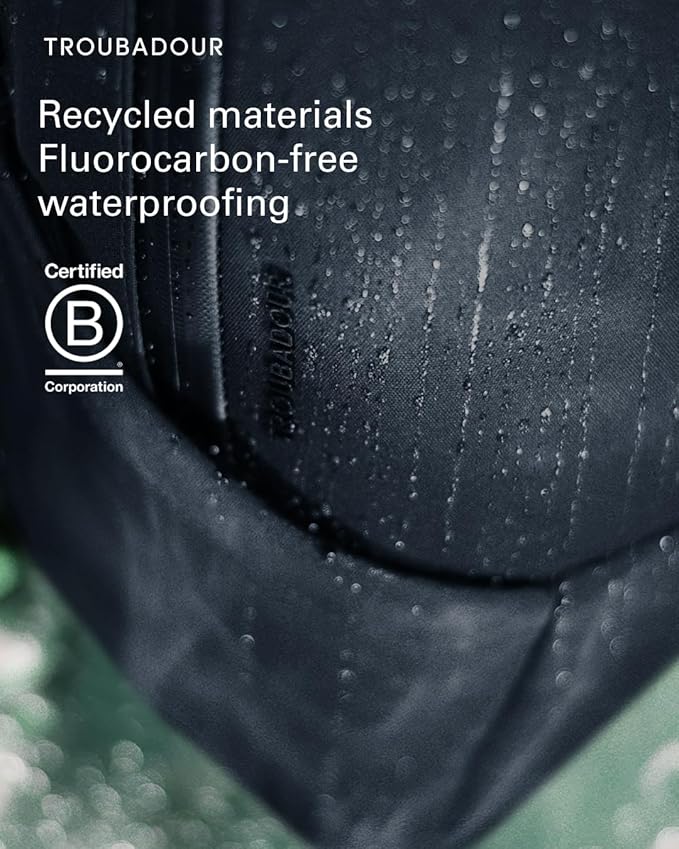 Troubadour Apex Compact Backpack 3.0-16L Premium Laptop Backpack - Ergonomic & Water Resistant - Designed for Work and Travel - Navy