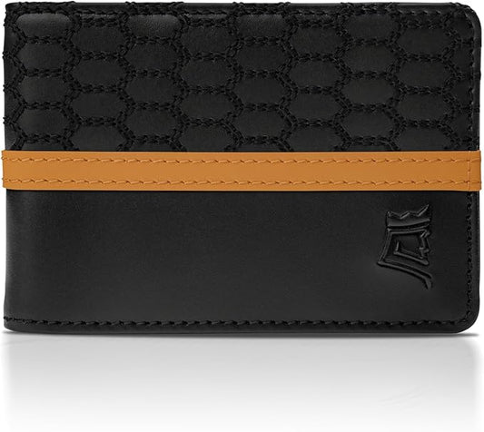 Kings Loot Wallet for Men | Customized Minimalist Slim RFID Blocking Leather Design with Cash Pocket & Card Pull Strap | Holds 1-15 Cards | Stylish & Durable Wallets | Supercar Collection (MN Dunes)
