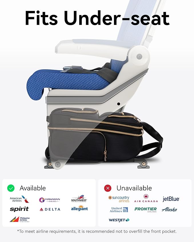 LUGGEX Underseat Carry On Luggage with Wheels, Stylish Lightweight Under Seat Luggage, Soft Sided Personal Item Suitcase for Short Trip (Dark Scarlet, 16 Inch)