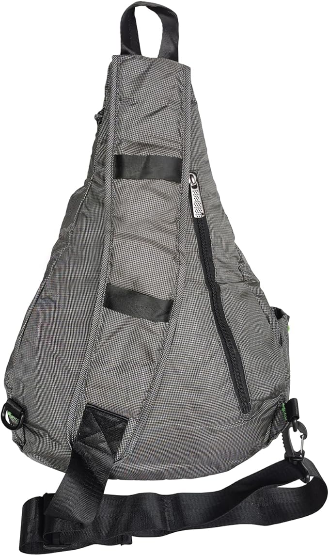 Large Sling Bag Tablet Backpack Cross Body Shoulder Bag Travel Rucksack Gray