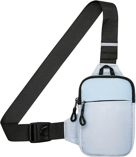 Long Keeper Mini Sling Bag - Men Women Small Waterproof Crossbody Bag Casual Phone Chest Bag for Travelling Hiking