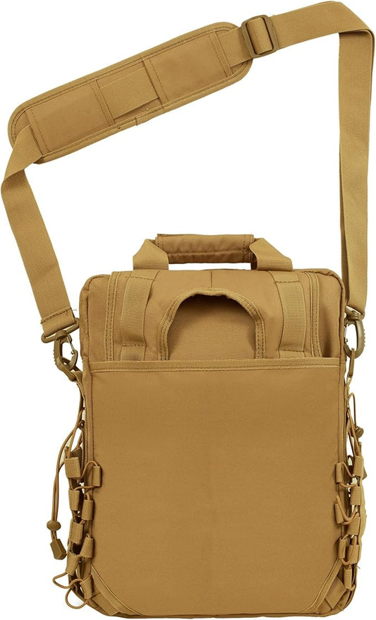 Seibertron Waterproof Molle Tactical 15.6"(inch) Laptop Sling Bag Backpack Khaki