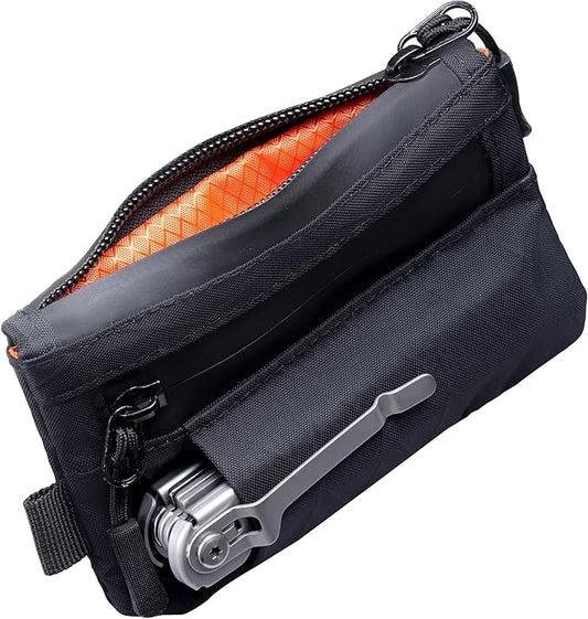 Keymarx EDC Pouch RFID Blocking Tactical Zipper Wallet, Waterproof Wallet for Men (Holds 1–12 Cards)