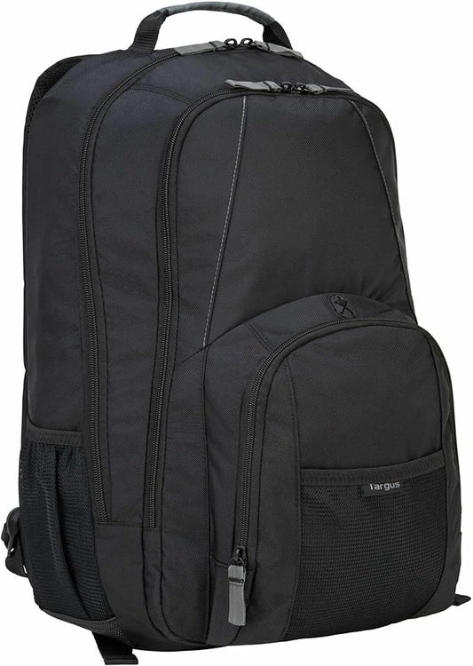 Targus Groove Laptop Backpack for Laptops up to 17-inches, Water Resistant Travel Backpack for Men and Women, Black (CVR617)