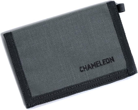 Chameleon Bifold Mens Nylon Wallet-Military Tactical Men Wallet- Canvas Thin Front Pocket Travel Bi-Fold Wallet-Best Nylon Travel Pouch