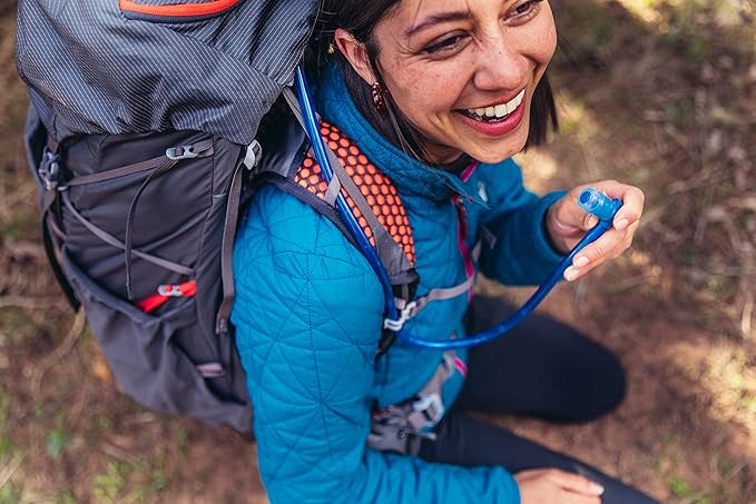 Gregory Facet 55L Women's Ultralight Backpacking Pack with Freefloat Suspension, Aluminum Frame, Ventilated Backpanel, X-Small, Sunset Grey