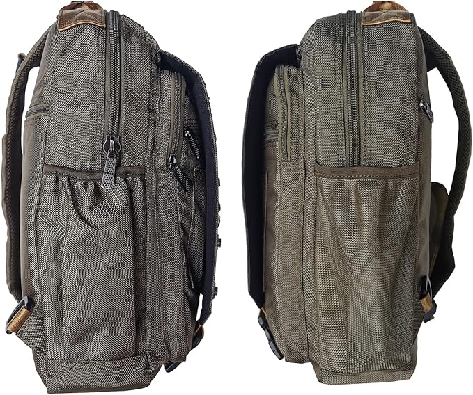 Large Sling Bag Laptop Backpack Cross Body Messenger Bag Shoulder Travel Rucksack (C- Army Green)