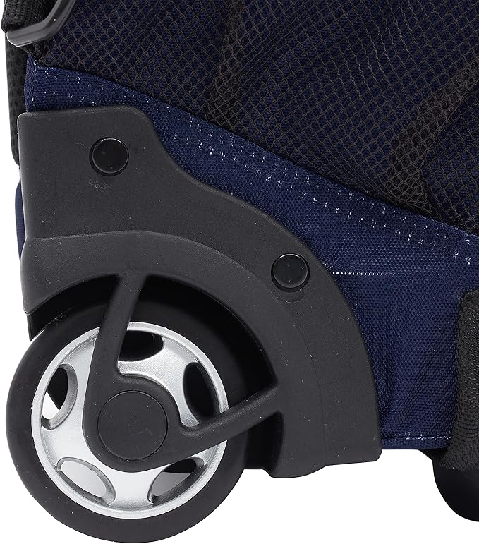 Travelers Club Rolling Backpack, Midnight Blue, 18 Inch