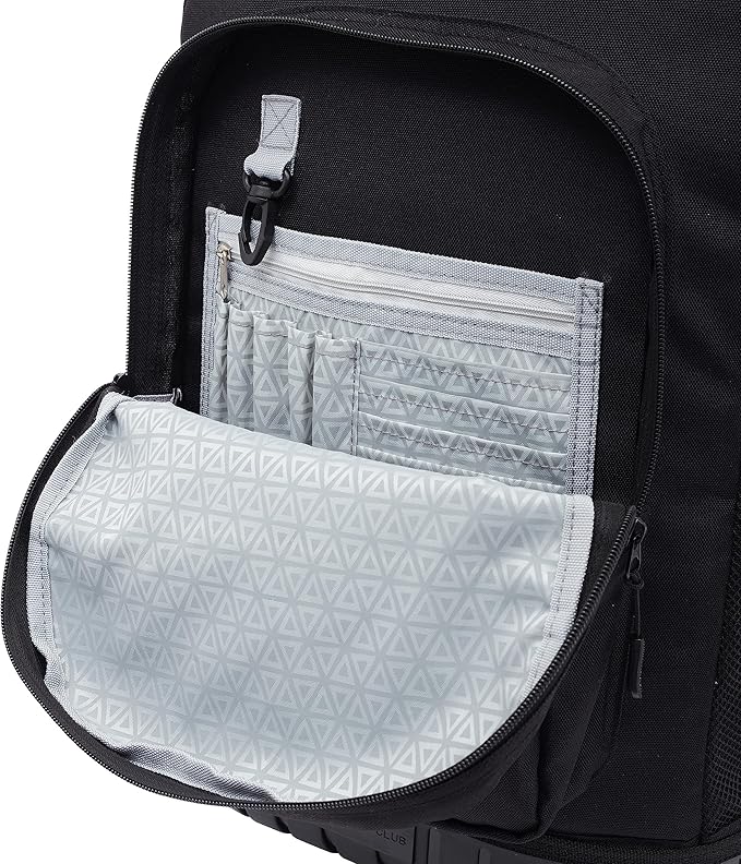 Travelers Club Rolling Backpack, Black, 18 Inch